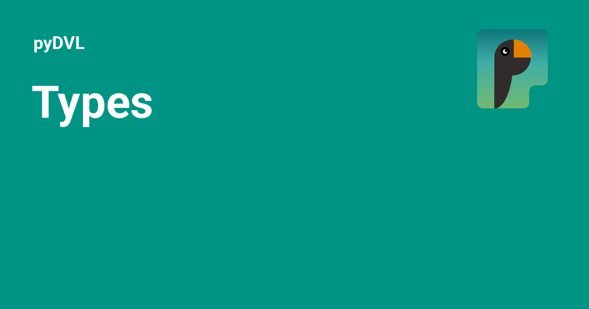 Types - pyDVL