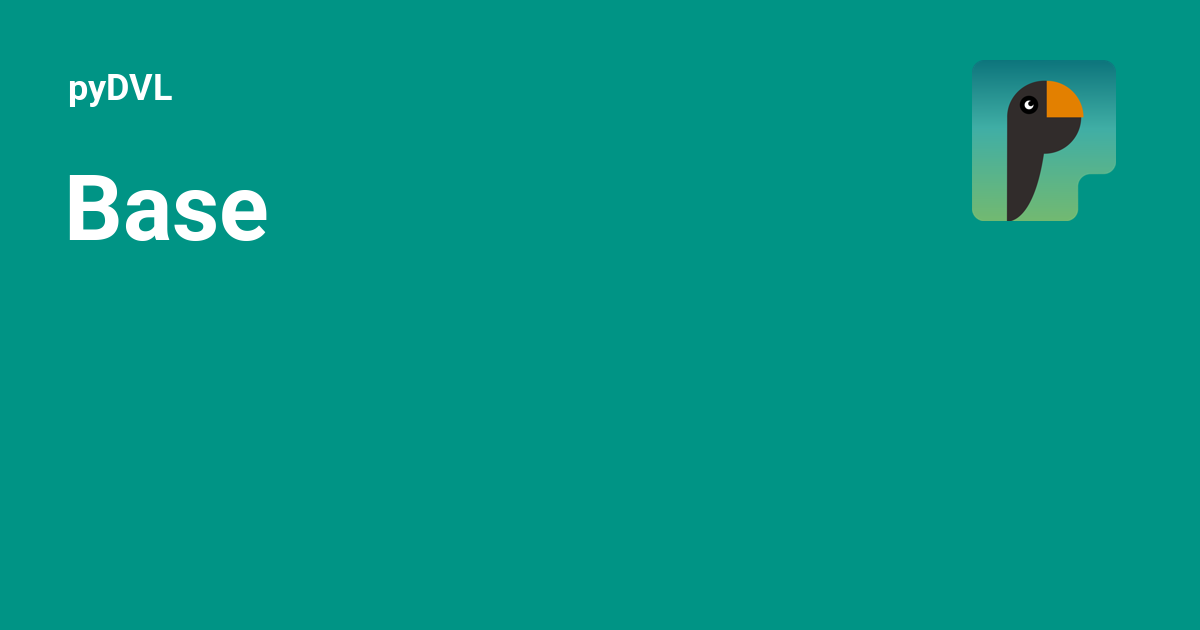 Base - pyDVL
