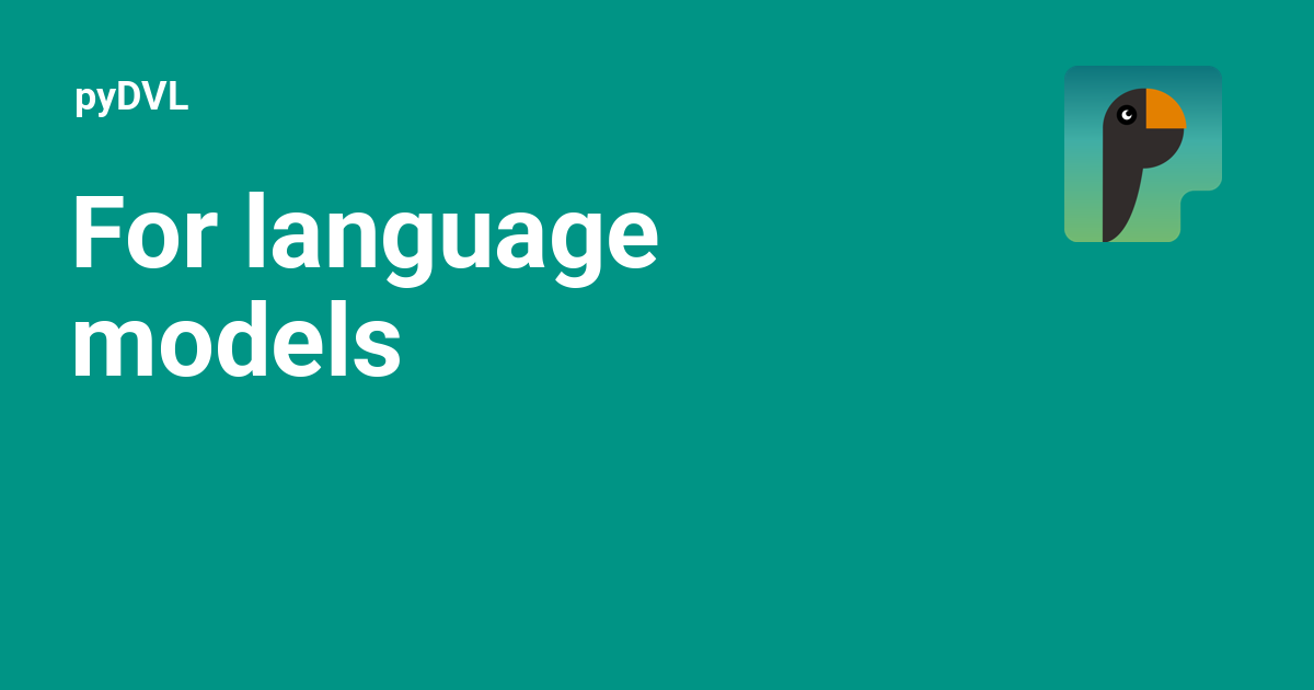 For language models - pyDVL